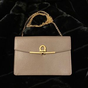 Salvatore Ferragamo Gancini cross body bag, very clean condition. Lightly used